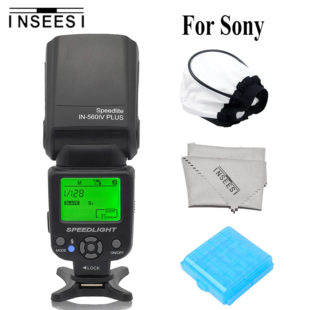 INSEESI IN560IV PLUS камера Вспышка Speedlite для Canon Nikon Pentax sony A58 A6000 A3000 A7s A7 A6300 A7r A7r II DSLR камера