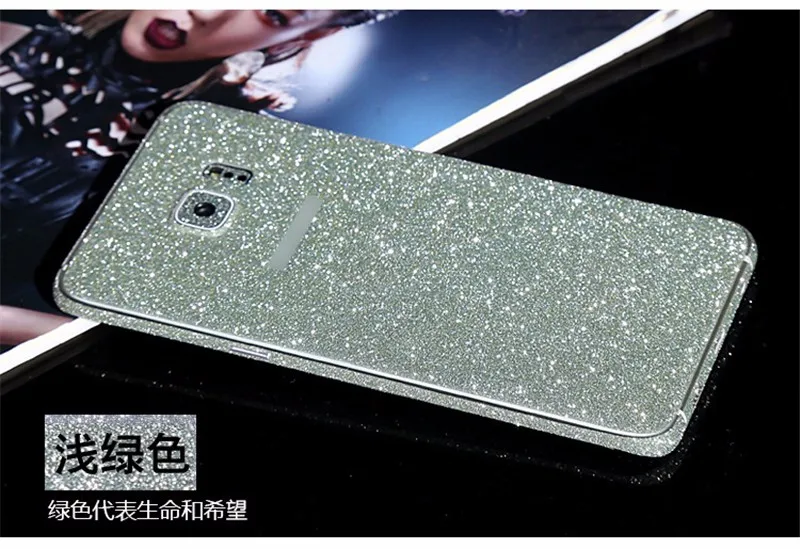 Чехол-наклейка для телефона на весь корпус для samsung Galaxy J5 J7 A3 A5 J2 J3 S7 S8 S6 Edge Plus S5 Grand Prime матовая блестящая пленка