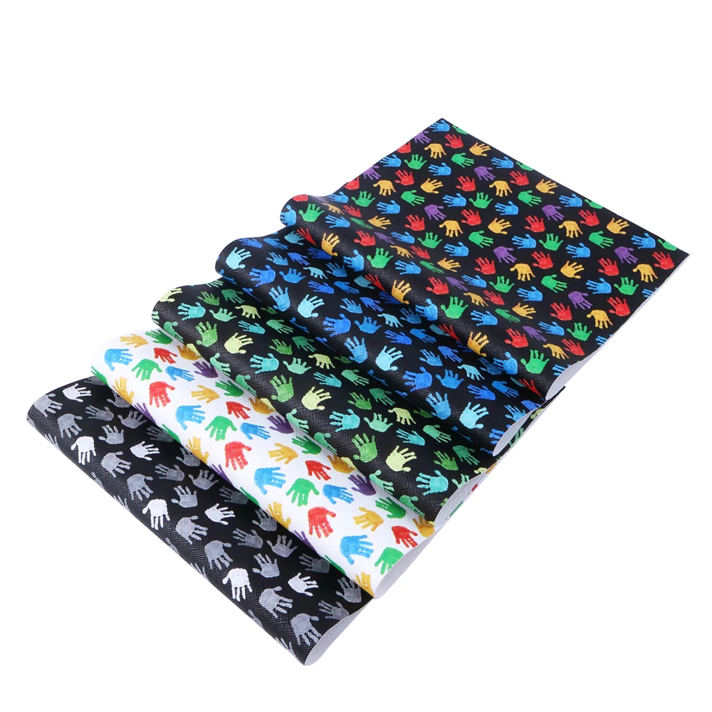 David accessories 20*34 см осознание аутизма из блестящей искусственной искусственная синтетическая кожа для самостоятельного пошива одежды сумки узлом-бантиком, 1Yc4745