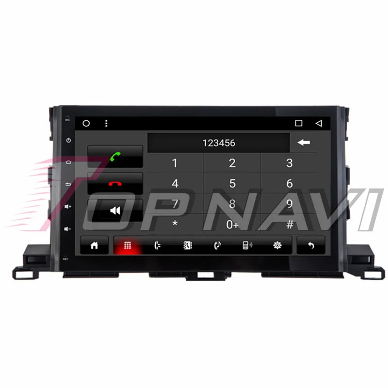 Автомобильные мультиплееры HD для Toyota Highlander 2015 Android 8 1 10 дюйма Topnavi автомобильная
