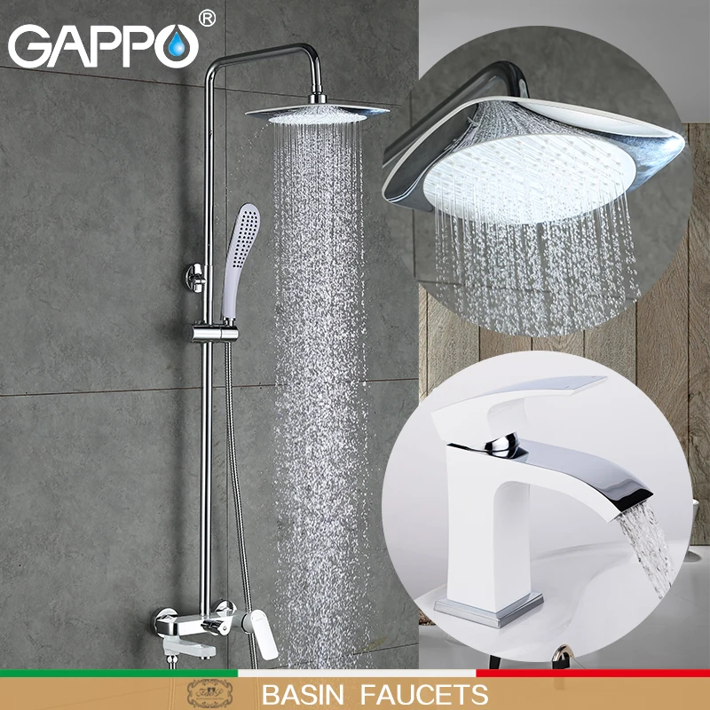 GAPPO basin faucet water mixer bathroom sink chrome brass tap deck mount torneira | Обустройство дома