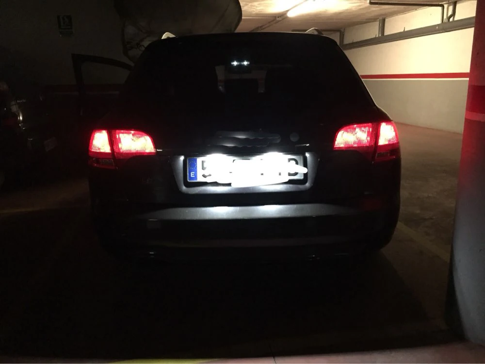 3528SMD 12V Светодиодный светильник автомобиль pats номерной знак лампы для Audi A6/C6(4F)/S6/A8/S8 D3(4E