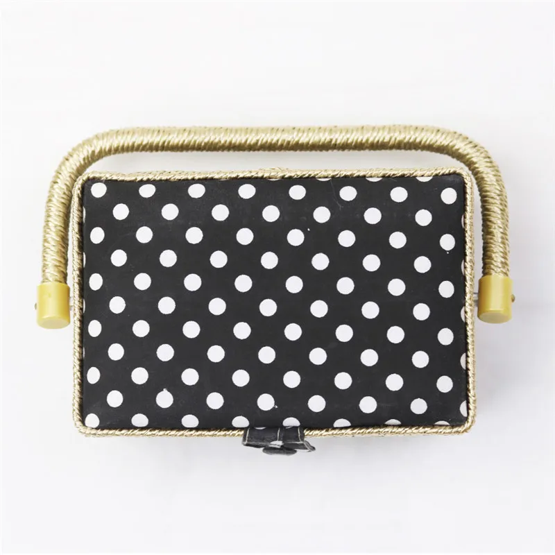 Корзина для хранения хлопчатобумажной ткани ручной работы корзина шитья ножницы