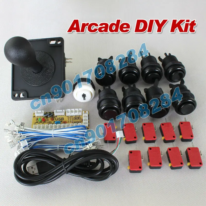 Новый аркадных комплект нулевой задержкой USB энкодера пк джойстик + 1 x