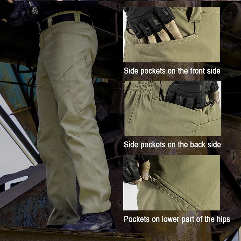 FREE SOLDIER outdoor sports camping tactical military pants scratch- resistant with multiple pockets for men | Спорт и развлечения