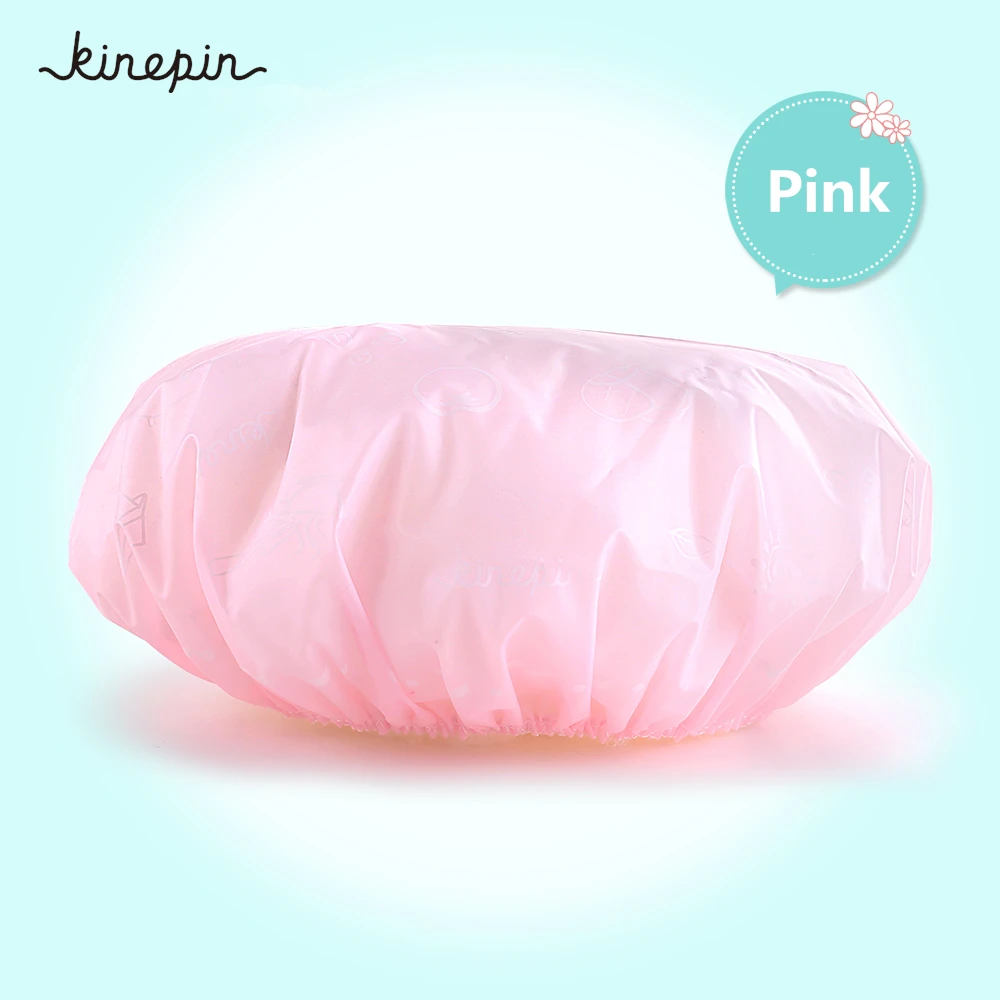 1PC Environmental material Thin Women Shower Caps Solid color Bath Hair Cover Adults Waterproof Bathing Cap Wholesale | Красота и
