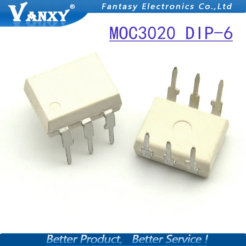 10 шт. MOC3020 DIP6 3020 DIP оптопары 6Pin 400V Оптопары новые и оригинальные|ic moc3020|ic dipic 2 |