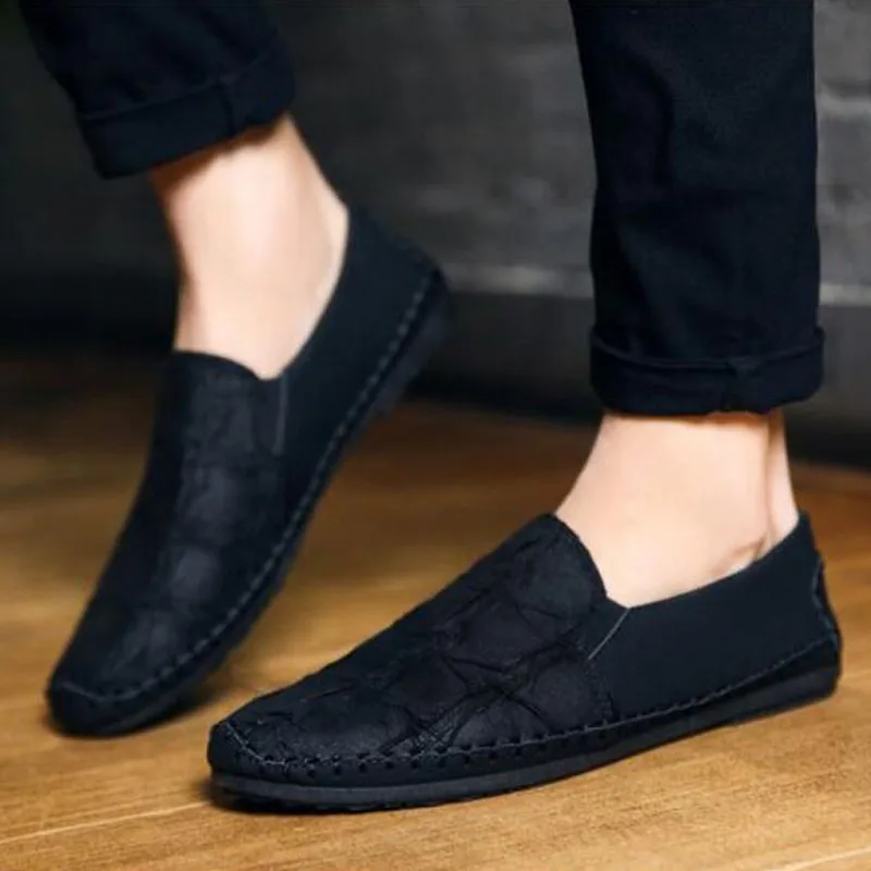 High Quality Peas Shoes Man Classic Casual Men's Breathable Lazy Trend Wild Tide Sneakers Pure Hand Sewing Footwear | Обувь