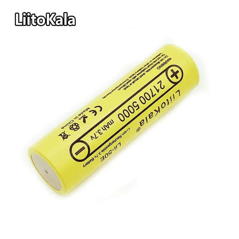 New21700 батареи lii 50E 21700 аккумуляторная батарея 5000 mah 3 7 V 5C разряда высокая мощность