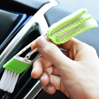 joormom automotive air conditioning outlet brush car crevice brush double ended corner clean brush car interior