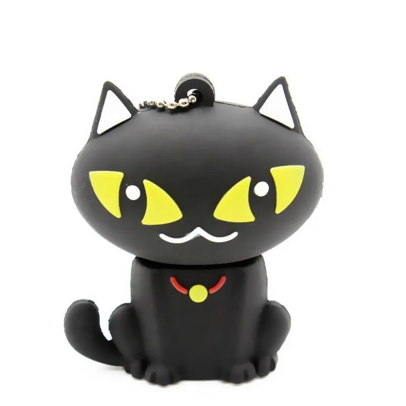Usb флеш накопитель с милым мультяшным котом 4 ГБ 8 16 32 64 2 0 животными накопители
