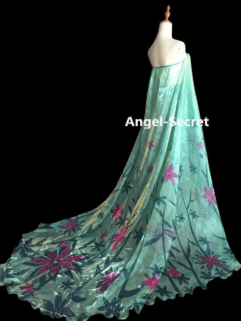 CL18 для Эльзы косплей костюм платье плащ накидка |