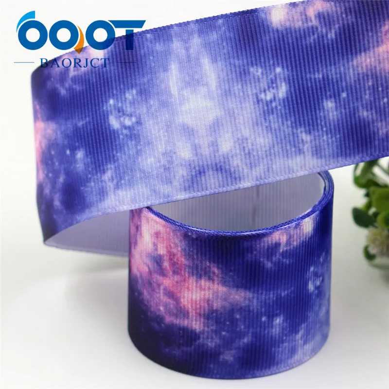 I-19529-1340 OOOT BAORJCT I-19529-1332, 38 мм, 10 ярдов Красочные звездное небо корсажные ленты, DIY головной убор Свадебные украшения материалы - Цвет: I-19529-1340