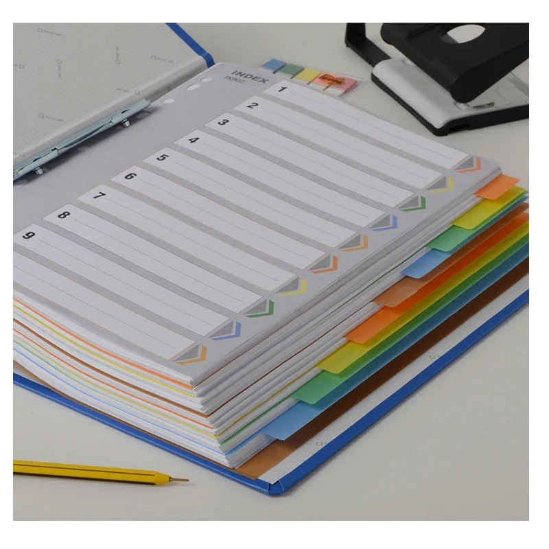 Красочные указатели времени блокнот закладка для заметок Школа Офис поставка