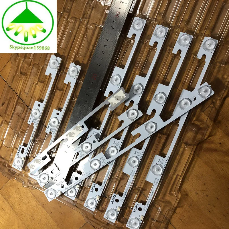 100% новый хорошее качество 100 шт. (50 * 3LED 6 в + 50 4LED в) светодиодная подсветка для