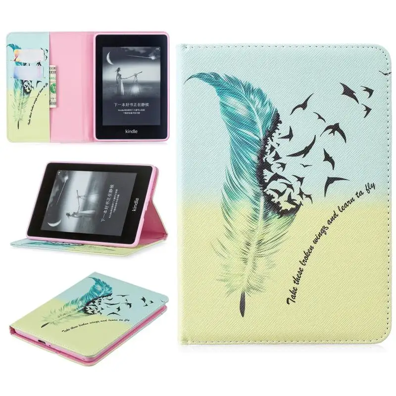 Смарт-чехол для Amazon New Kindle Paperwhite 4 4 10th " Поколения, кошелек, чехол для планшета, аксессуар, подставка, флип-чехол, Etui