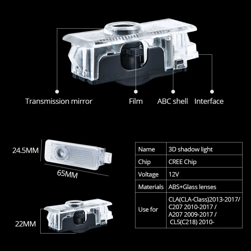 Avacom 2 шт. светодиодный автомобиль Добро пожаловать двери задние габаритные огни