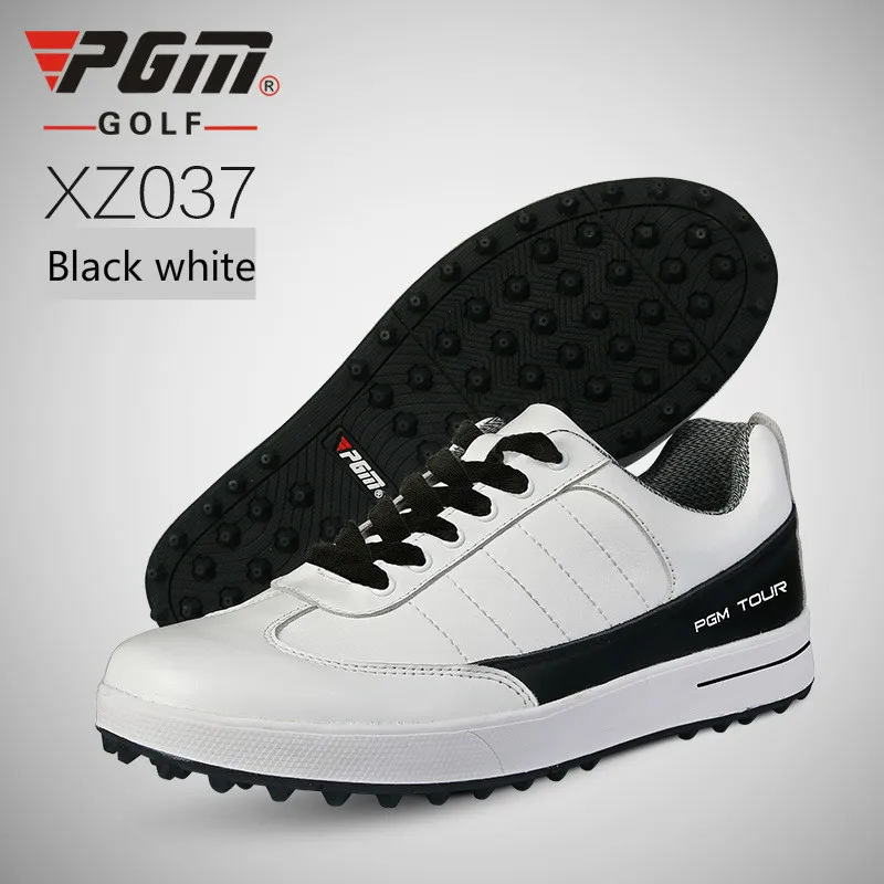 2018 PGM обувь для гольфа мужская из воловьей кожи с фиксированным каблуком