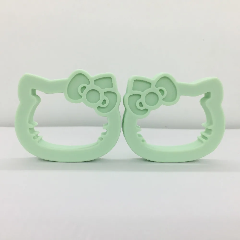 Новинка! 3 шт./лот смешанные цвета силиконовая Игрушка прорезыватель для зубов hello