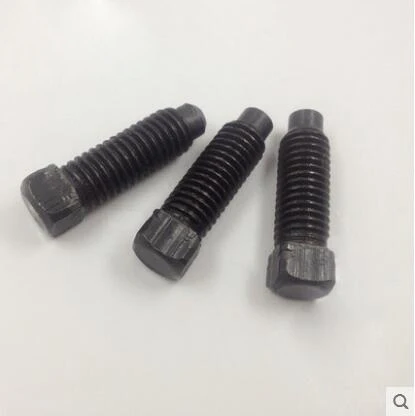 

5pcs M8 carbon steel tool holder screws square head long cylindrical end set screw screws bolt bolts 30mm-50mm length