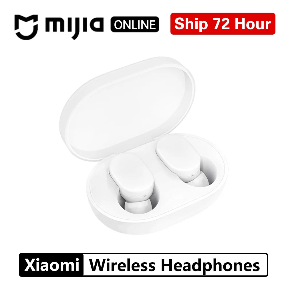 Xiaomi Airdots беспроводные Bluetooth наушники-вкладыши Молодежная версия стерео Бас BT 5,0 с микрофоном умный контроль AI зарядная док-станция - Цвет: ship 72 hours