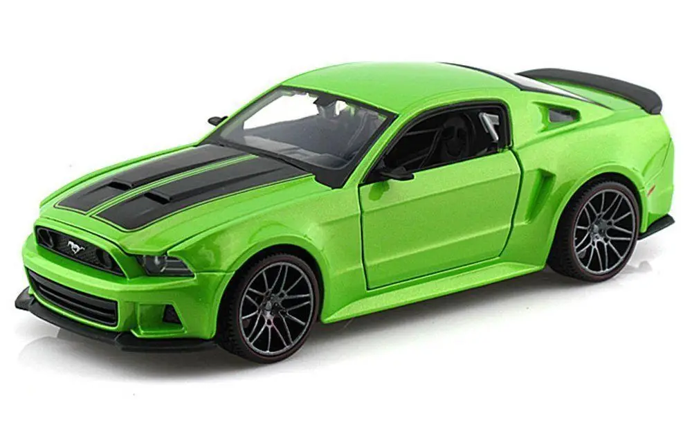 Maisto 1:24 2014 Ford Mustang уличный гонщик литья под давлением модель гоночный автомобиль