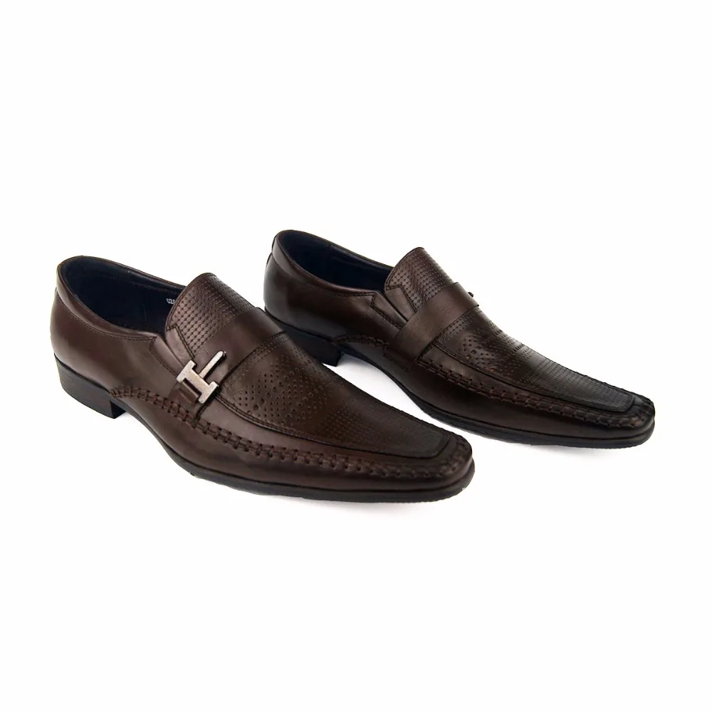 Мужская винтажная Классическая обувь брендовая мужская резная повседневная из