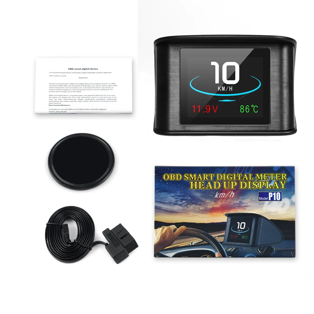 Hud GPS OBD компьютерный автомобильный проектор скорости цифровой спидометр Дисплей
