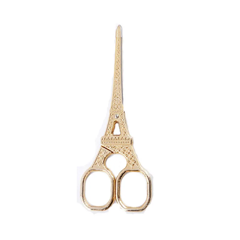 Рукоделие Thrum Fancywork Dressmake Scissor ткань резьба ножницы швейная игла Вышивка крестом портной пряжи винтажная отделка - Цвет: Gold