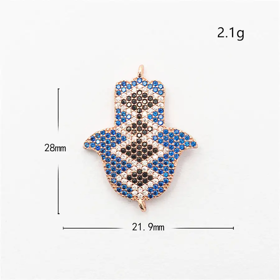 Роскошные микро проложить CZ хрустальные розовые бусины для изготовления