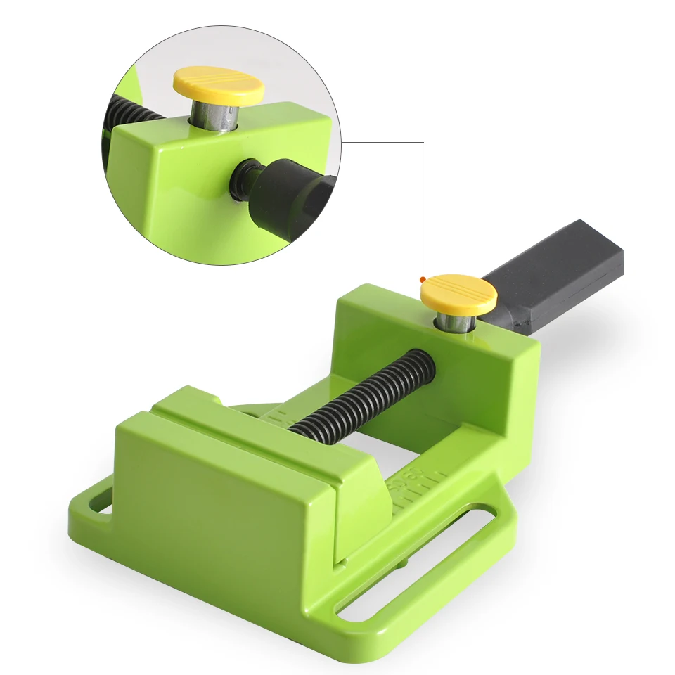 

Mini Vise 2.5 Inch Bench Vise Multifunction Aluminum Manual Drill Press Table Vise For Woodworking Power Tools