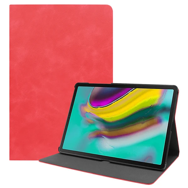 SM S5E NPWQC RD Ультратонкий Магнитный чехол для samsung galaxy tab S5E SM T720 T725, чехол для планшета galaxy tab s5e, чехол с передней подставкой, чехол - Цвет: SM S5E NPWQC RD