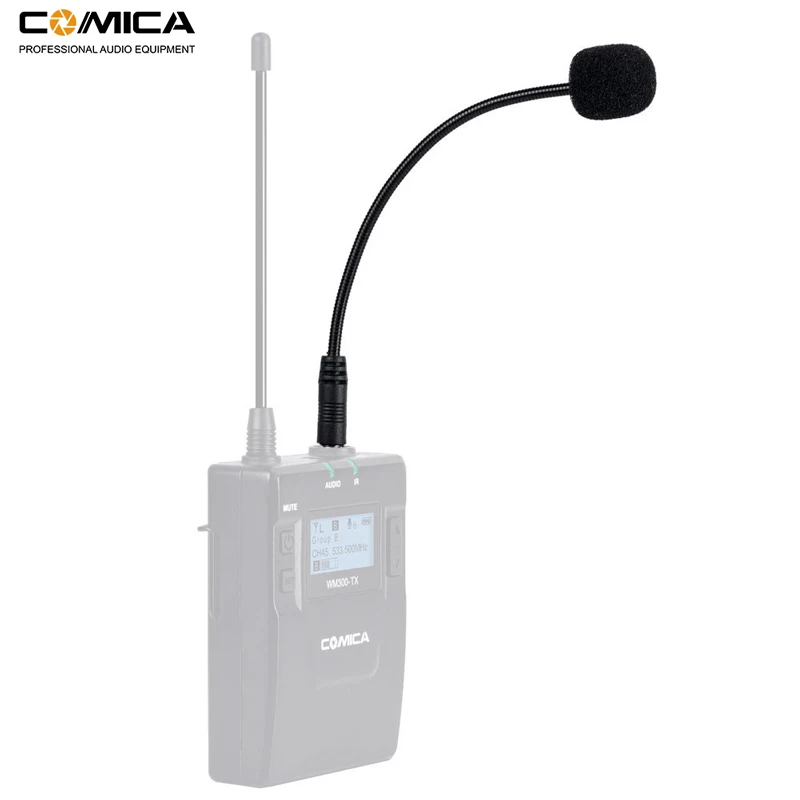 

Comica GM-C1 Wireless Gooseneck Microphone Cardioid Directional Microphone for Comica and Other Wireless Lavalier Microphones