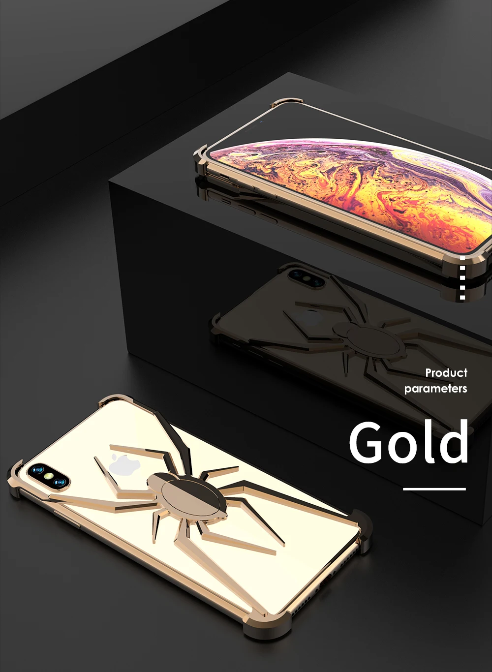 Чехол Spider The element stents для Apple iPhone 7 8 Plus, чехол для iPhone x Coque для iPhone Xr X Xs Max, роскошный ударопрочный чехол