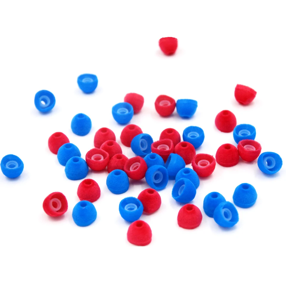 1 пара (2 шт.) высококачественные наушники вкладыши с плюшевой подкладкой