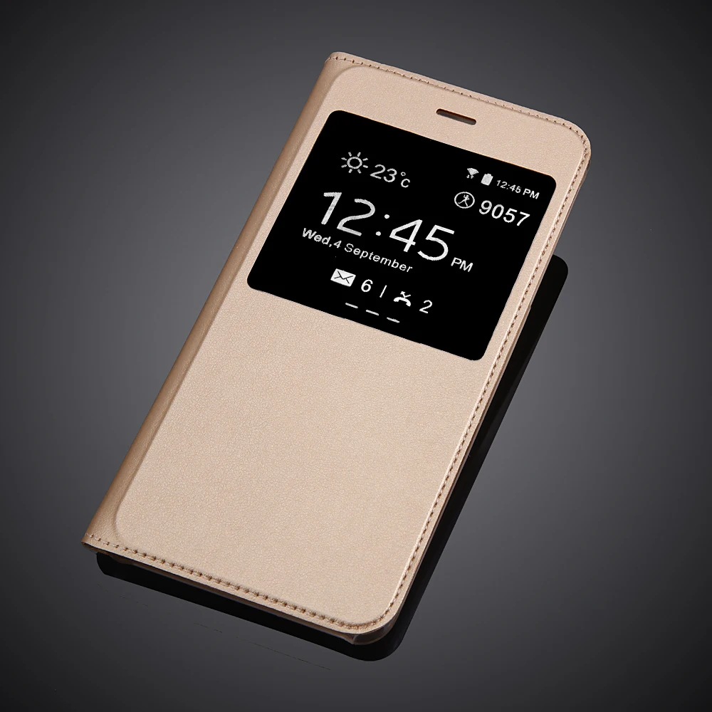 Роскошный чехол книжка из искусственной кожи с окошком для Samsung Galaxy J7max J7 Max G615F G615 5