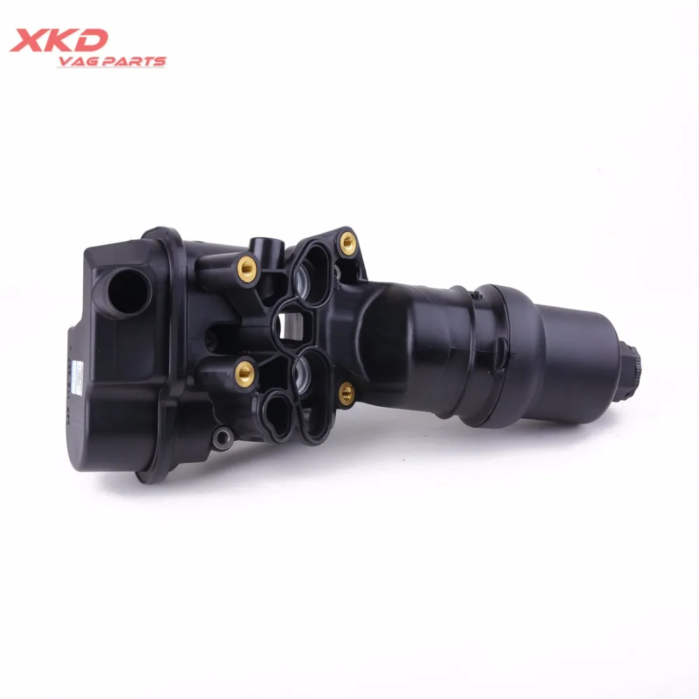 06F115397J корпус масляного фильтра двигателя в сборе для Au-di A3 A4 TT V-W Golf EOS J-etta Passat 2,0 T 06F 115 397 J 06F115397H