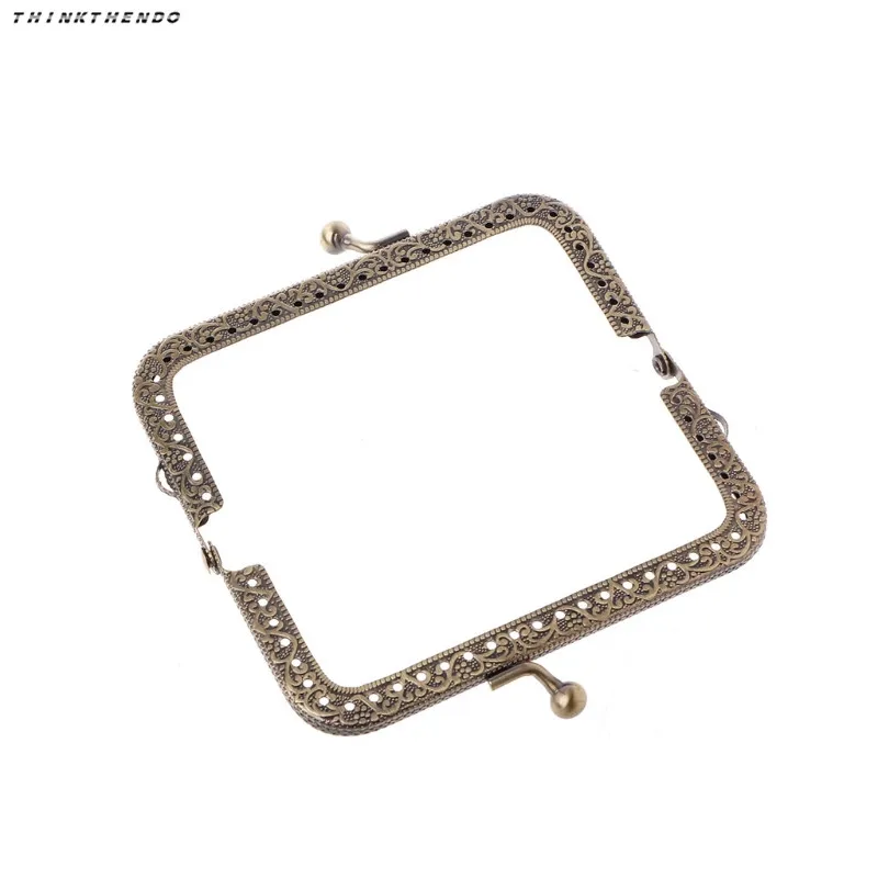 

1Pc DIY Purse Handbag Coins Bags Metal Kiss Clasp Lock Frame DIY Craft 10.5cm