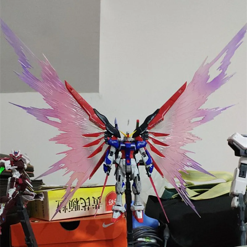 MB стиль светильник крыло детали с основанием для Bandai 1/144 RG detiny Gundam D029|Игровые