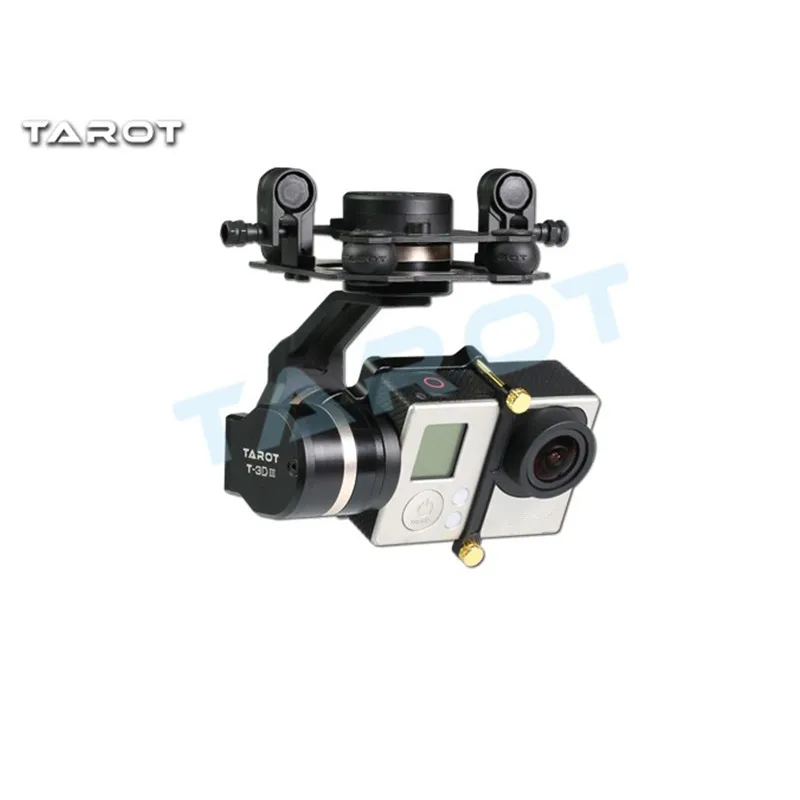 Таро 3D III Металла С ЧПУ 3 Оси Бесщеточный Gimbal PTZ для GOPRO 4 + FPV Quadcopter TL3T01|ptz system|ptz testerptz