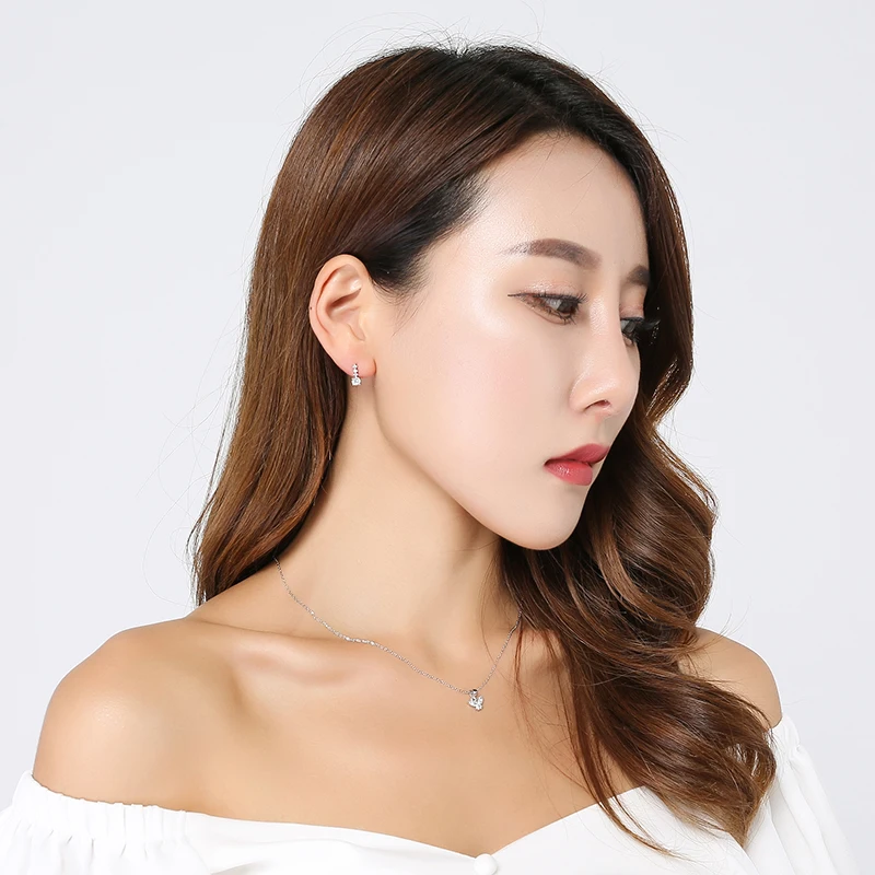 Одна пара модные серьги кристалл aretes de mujer 925 серебро moda красота висячие joyas RES00491