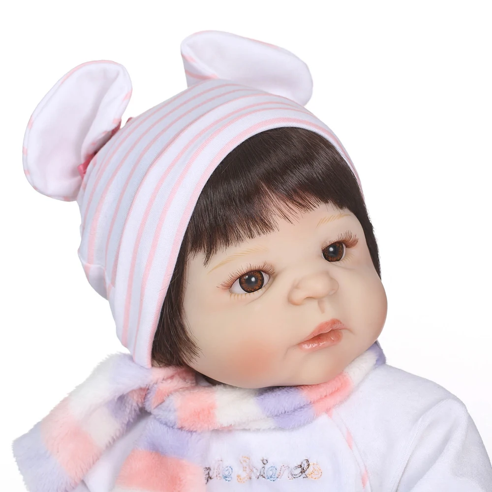 NPK 23 &quotвсего тела силикона Reborn Baby принцесса кукла игрушка купаться играть дома