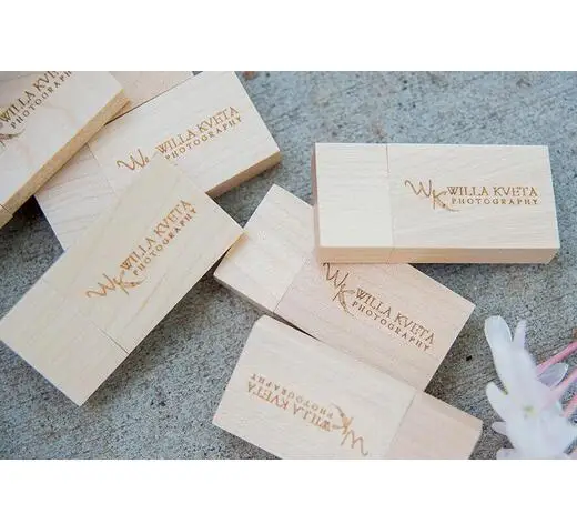 Пользовательский клен usb stick 2,0 флэш-накопитель(DIY логотип компании, фото, слова