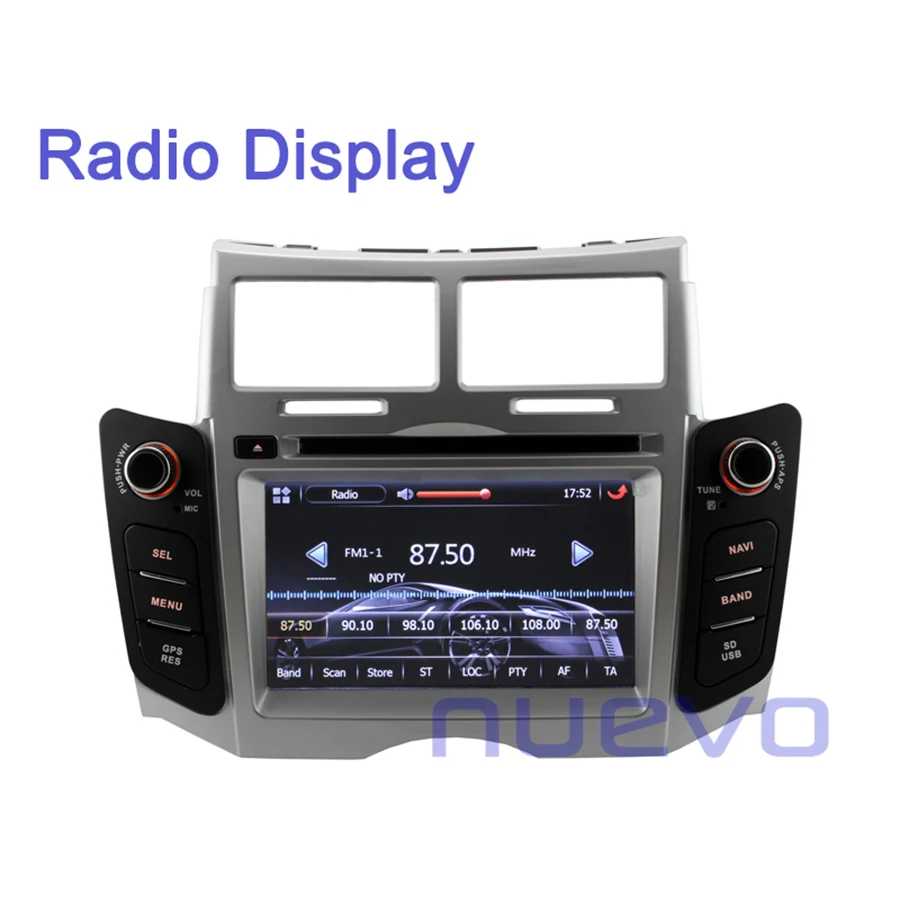 Бесплатная доставка: 2 Din Автомобильный DVD GPS навигации с Bluetooth ATV Радио USB SD Для Toyota