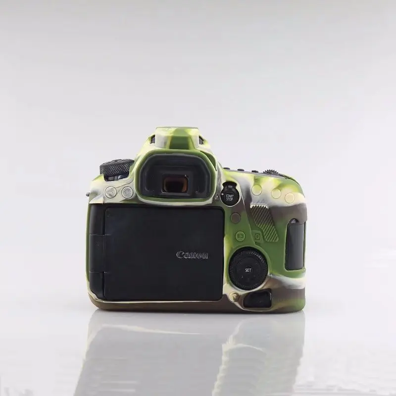 Мягкий силиконовый резиновый чехол для корпуса камеры Canon EOS 6DII 6D Mark II 6D2 защитный |