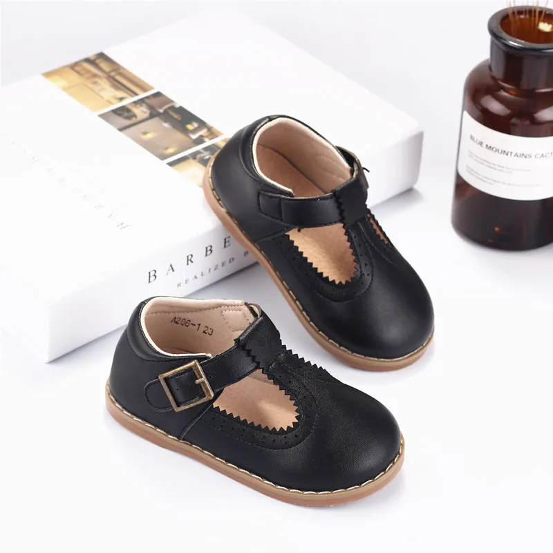Обувь с пряжкой тонкие туфли для малышей сезон весна осень Новинка британский