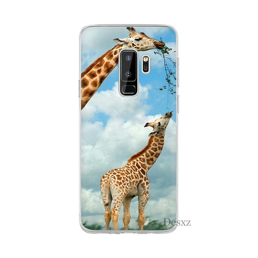 Чехол для мобильного телефона Desxz с изображением жирафа Samsung Galaxy S3 S4 S5 S6 S7 Edge S8 S9 S10