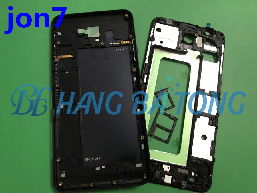 Полный корпус для Samsung J7 Prime G610 G610F G610DS Передняя средняя рамка пластина ободок