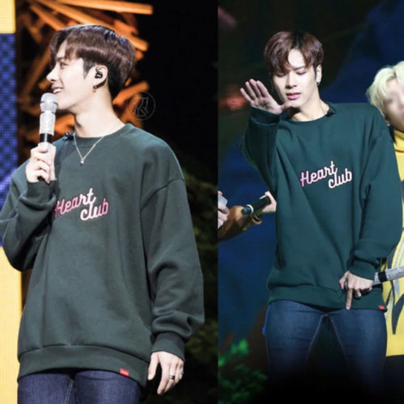 Фото Толстовка унисекс с вышивкой Mainlead KPOP GOT7 Женская одежда Толстовка унисекс с вышивкой Mainlead KPOP GOT7 Женская одежда