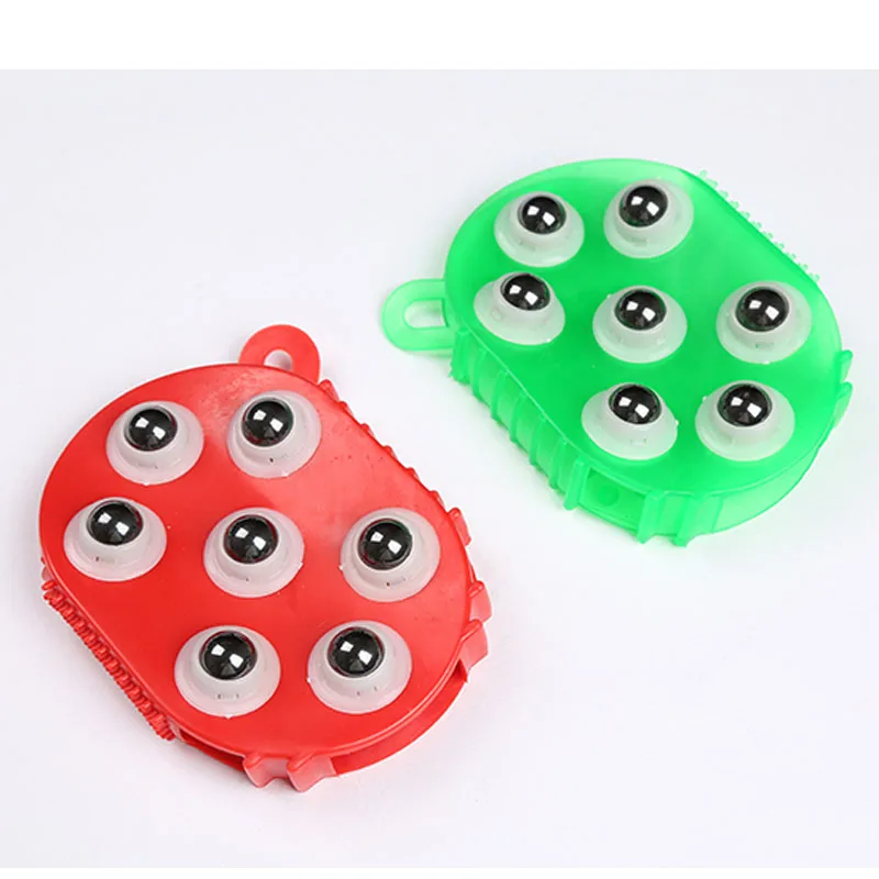 Новый массажер для тела лица шеи ног ручной 360 градусов вращение 7 шт. стальной мяч